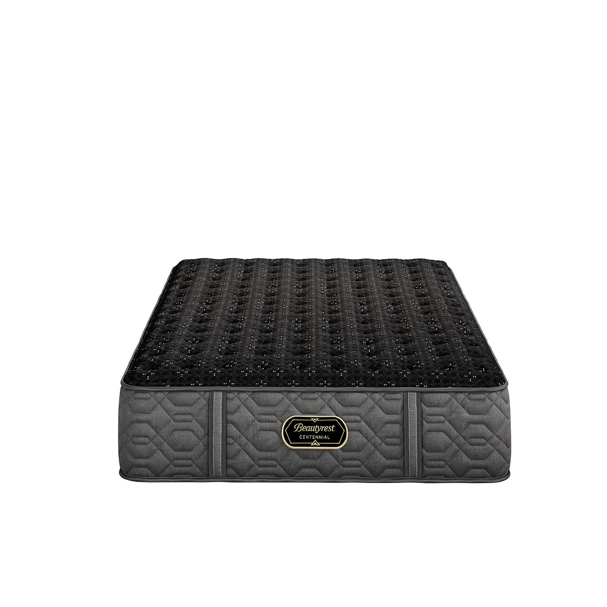 Trilliant Black mattress beautyrest on a white background