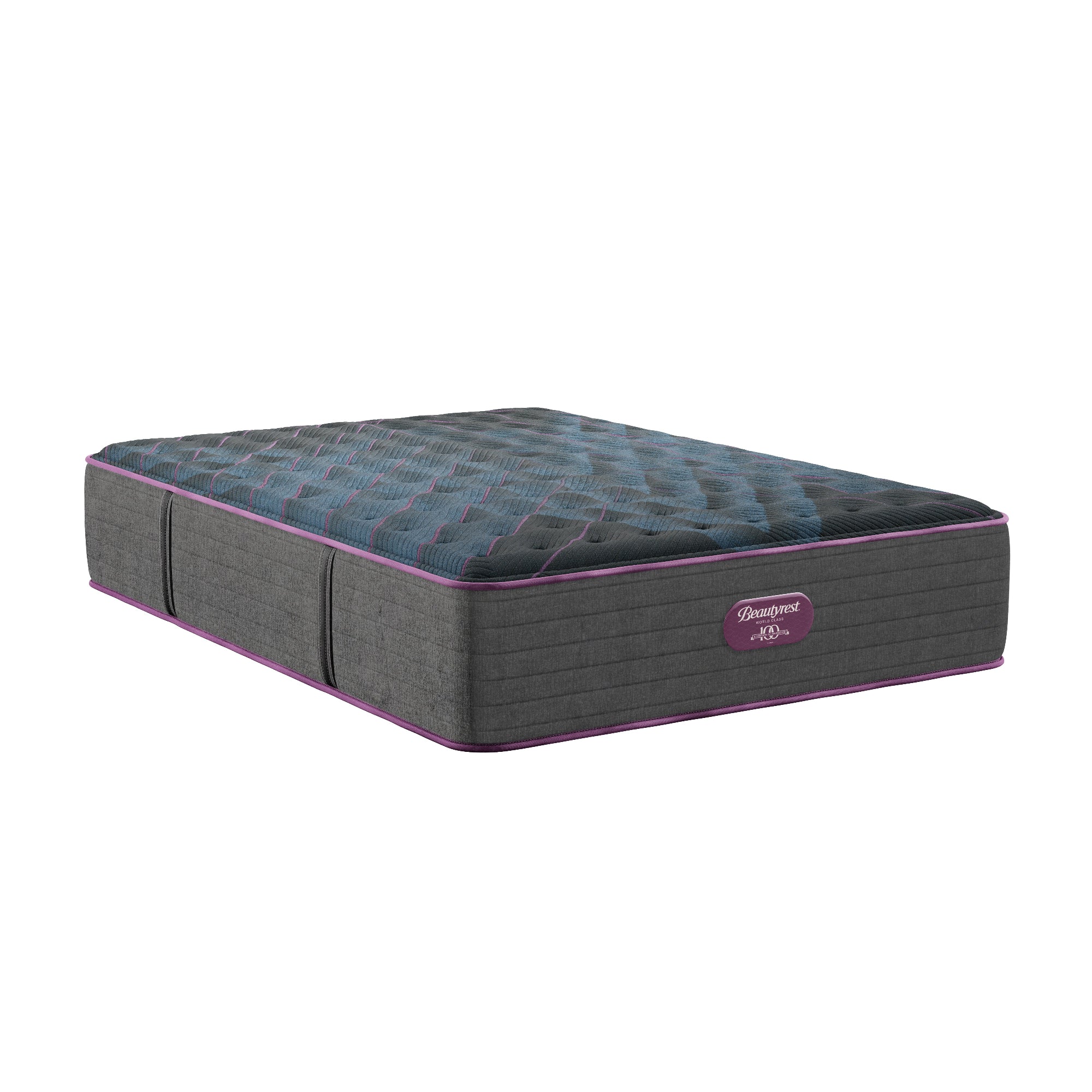 Mattress with a visible beautyrest logo on a white background
