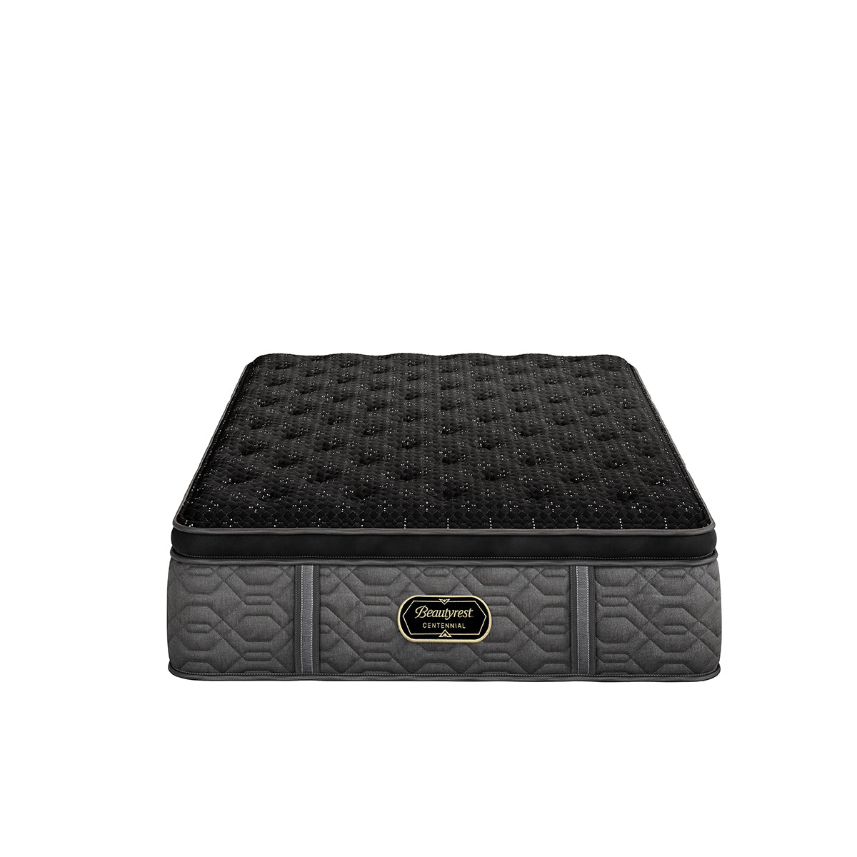 Black Trilliant mattress by Beautyrest on a white background